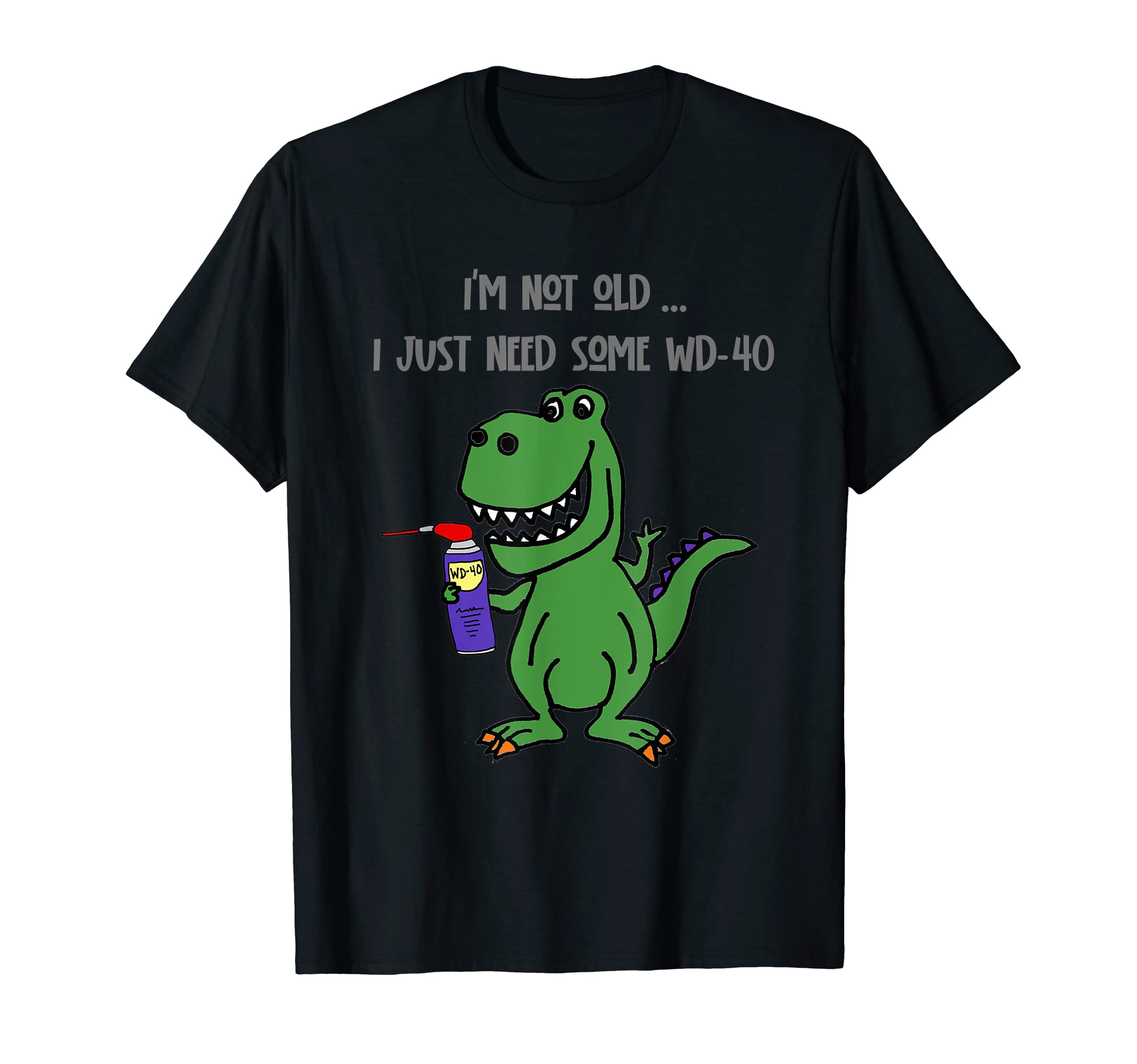 

Футболка Smileteeshobby Funny Old Age Cartoon T-rex WD-40