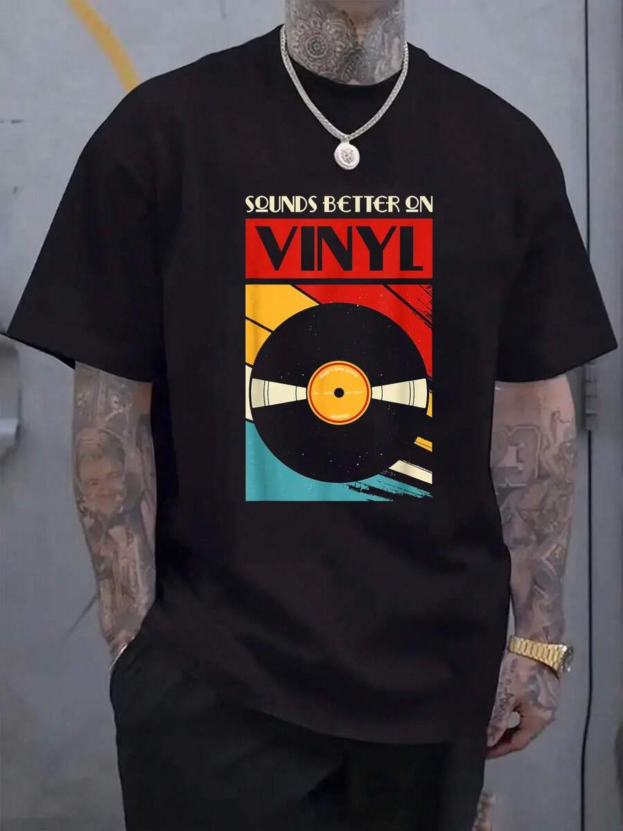 

Sounds Better On Vinyl, Vintage Vinyl RecoJING Collector Unisex T-Shirt S