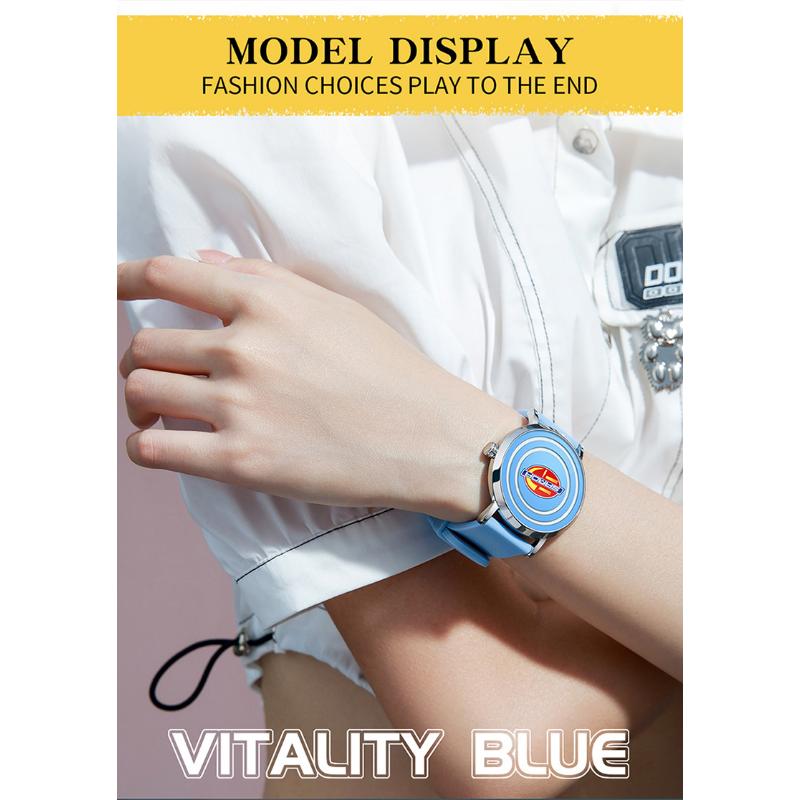 SANDA New Product Silicone Tape Men and Women Watches Fashion Trends, Cool, Simple, Personalized Children's Watch