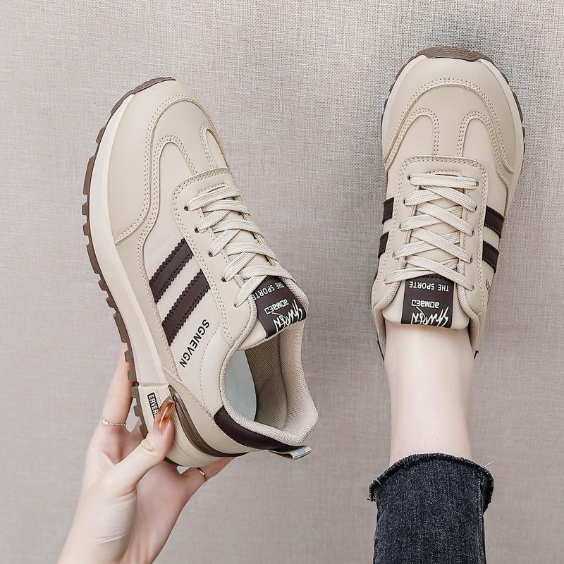 Fashion Casual Sneaker Spring Women's Board Shoes Thick Soled Trendy Lightweight Jogging Sneakers Height Increasing Vulcanized Shoes