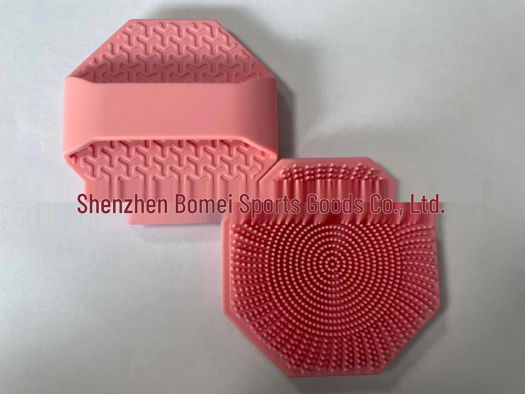 Men's Silicone Facial Cleansing Brush, Pore Cleaner, Blackhead Remover, Soft Bristle Massage Brush for Makeup Removal.