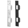 Door Strike Plate Double Holes Heavy-Duty Latch Plate for Door Handle Latch & Deadbolt Security Reinforcement Striker