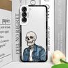 Artistic Funny Skeleton Skull Phone Case for Samsung Galaxy S25 S24 S23 Ultra S22 Plus S21 FE 5G Clear Soft Covers Couple Fundas
