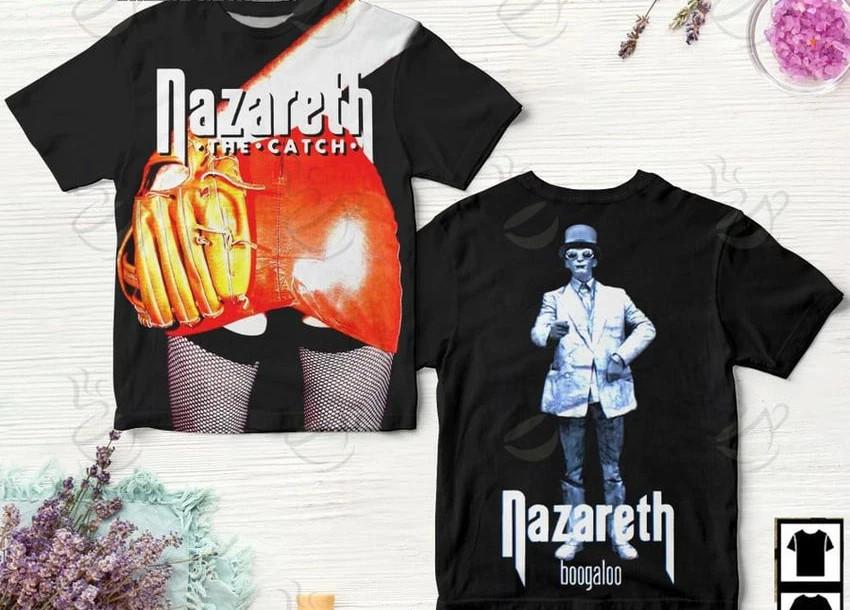 Nazareth Band The Catch & Boogaloo Album 3D T-shirt S to 5XL TH182 S