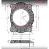 Car Front Door Bass Speaker Horn Mat Wire Cable Adapter 6*9 TO 6.5"  for 03-16 Toyota HIGHLANDER CAMRY Reiz LAND CRUISER