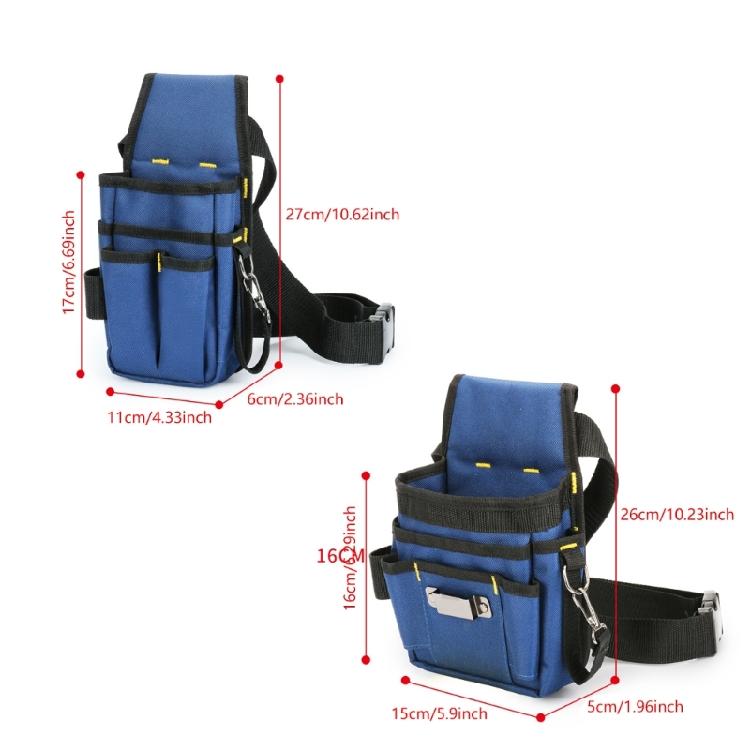 Hardware Tool Storage Belt Bag Pouch Multifunctional Electrician Tool Bag with Adjustable Waist Belt Tool Storage Pouch