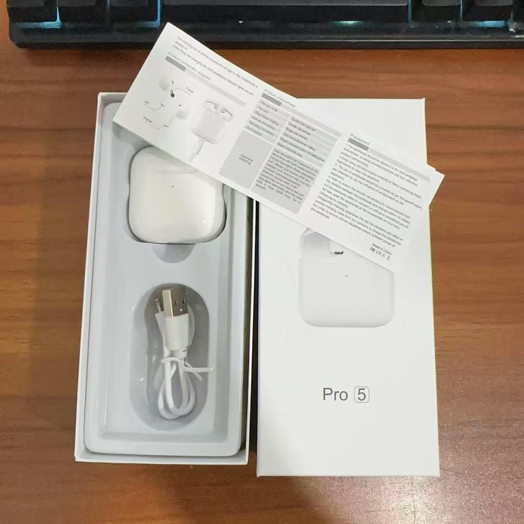 Huaqiangbei 5th Gen Pro Noise Cancelling Bluetooth Gaming Earbuds, Low Latency, In-Ear Design