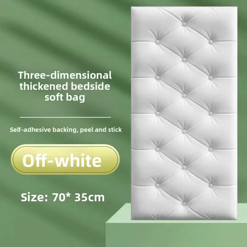 

Bedroom Wallpaper, Bedside Kang Circumference Foam Decorative Sticker 70 * 35 cm