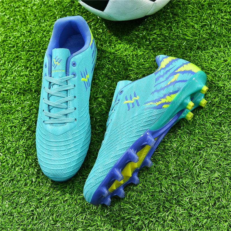New Men'S Ag Spikes Competition Football Shoes Tf Broken Nails Student Outdoor Sports Grass Professional Football Shoes