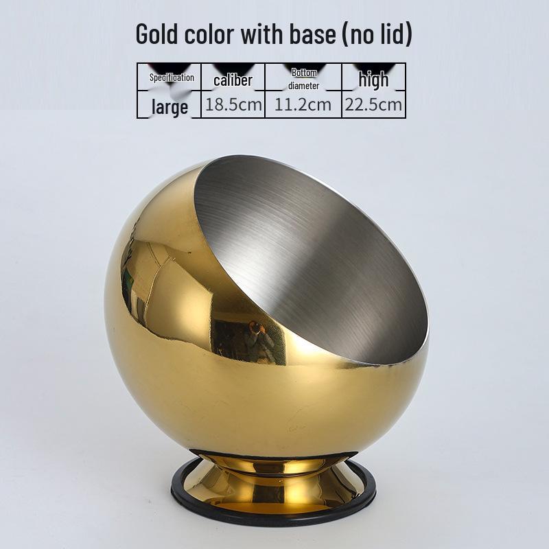 Stainless Steel Slanted Mixing Bowl Set with Lid, Ideal for Seasoning, Sauces & Condiments