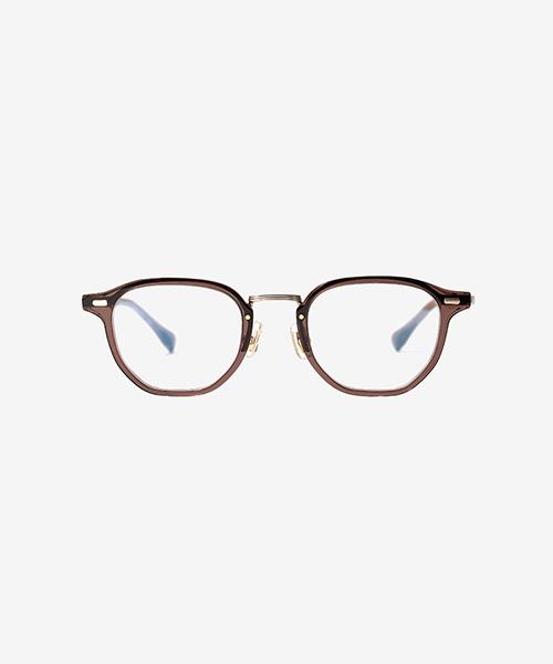 Techeuoaiweeo Tetsuo17 Eyeglass Frames C5 Brown