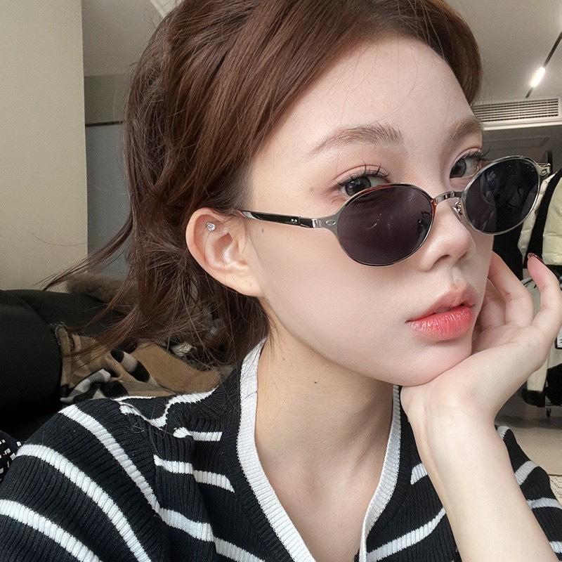 Fashion Retro Metal Frame Colorful Lens Sunglasses Vintage Small Square Rectangle Sun Glasses Men Women Uv400 Eyewear Eyeglasses