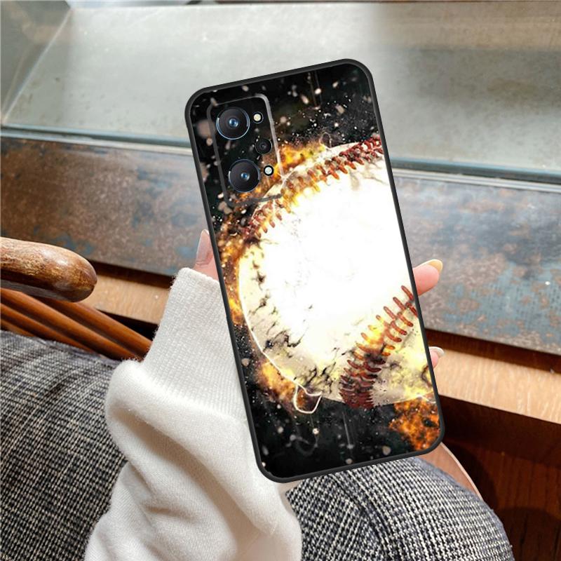 Baseball Case For Realme 13 Pro Plus 11 12 14 C71 C75 C55 C51 C53 C25 C63 C61 C65 C67 GT6 GT7 15 Pro