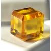 Natural Yellow Citrine Cube Cut 15-17 Ct Fabulous Certified Loose Gemstone