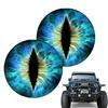 Beast Eyes Headlight Decals Beast Eyes Auto Headlight Decals 3D Stereoscopic Design Decoration Stickers For Almost Cars Trucks