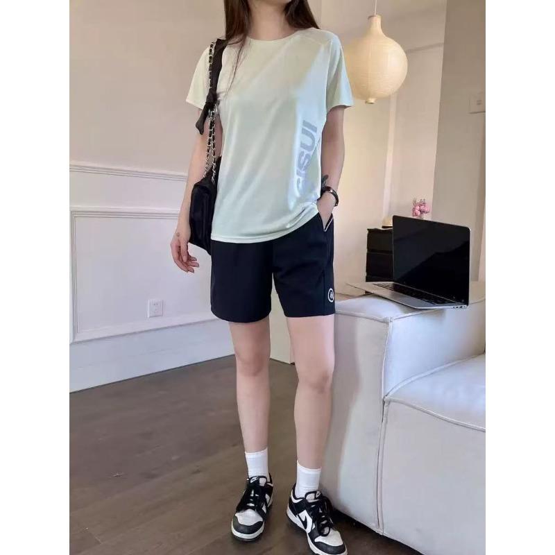 

Спортивный костюм для женщин летний для бега быстросохнущий уличный шорты L зелёный