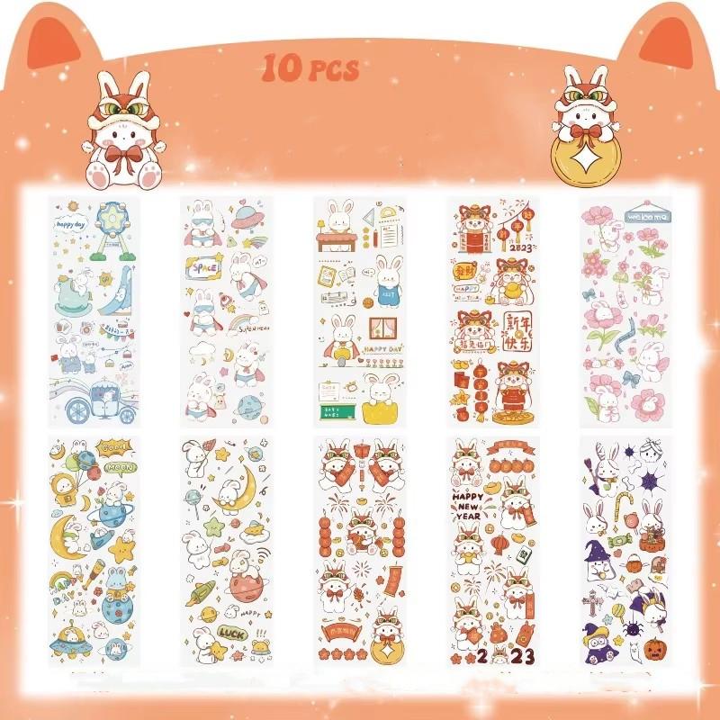 

10 листов/набор Kawaii скрапбукинг велосипед наклейки подарок лягушка студенты мультфильм канцелярские принадлежности PET дневник наклейки блокнот милые девушки