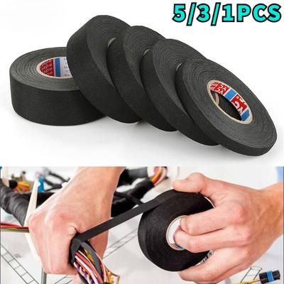 5/3/1 STÜCKE Hitzebeständiges Klebeband Aus Stoff Für Automobilkabelband Kabelbaum Elektrisches Wärmeband