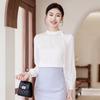 Camicia Bianca Professionale a Maniche Lunghe da Donna