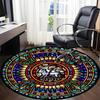 1PC Religious Iconography Chair Carpet for Office Non-Slip, Lightweight, Machine Washable Rug for Office, Sleeping, Room - Holiday Decor
