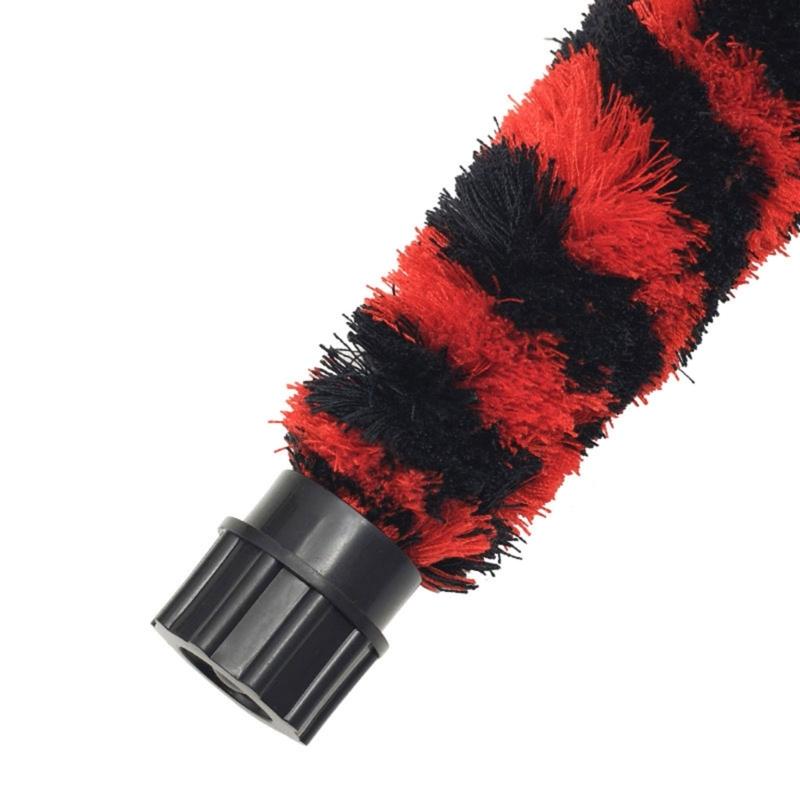 Saxophone Interior Cleaning Brush 51.8 cm Long Soft Fiber Bore Brush with Protective End Caps for After Practice Moisture and Dust Care Needs