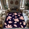 Floral Doormat Pink Flower Pattern Rug Washable Floor Mat Home Decor Entrance Mats Indoor Outdoor Welcome Mat Stylish Home Accen