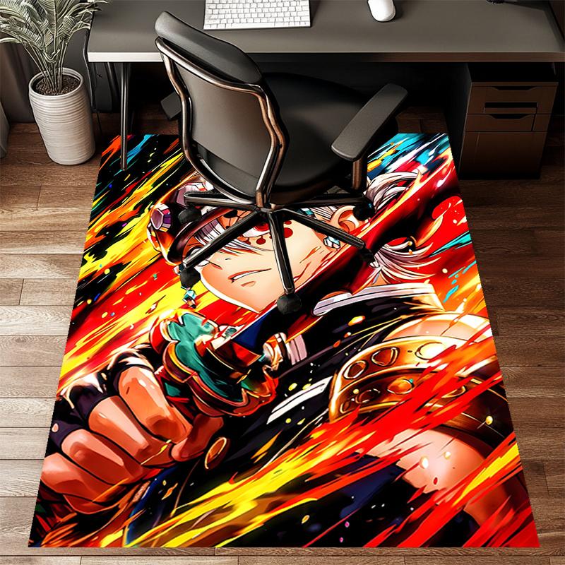 Uzui Tengen3Printed Area Rug Carpet for Bedroom Living Room Home Decor Rugs Mat Non Slip Mat Rug for Bedside