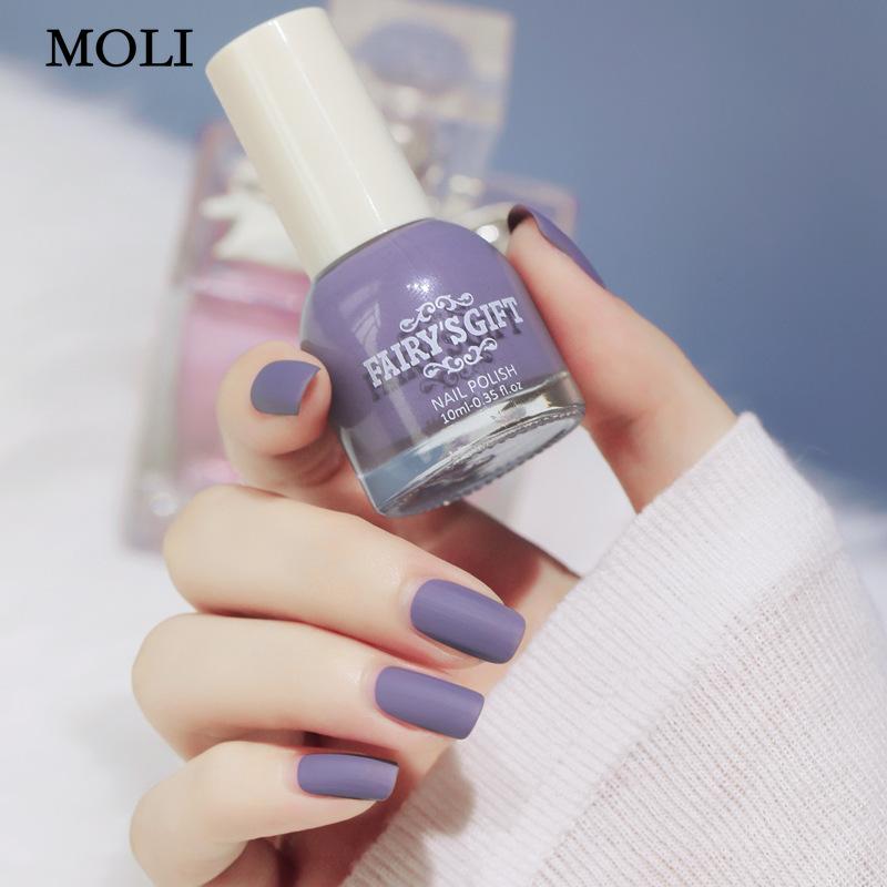 Fog Matte Nail Polish Lasting Non Peelable Scrub Colorless Transparent Bake Free Nail Enamel