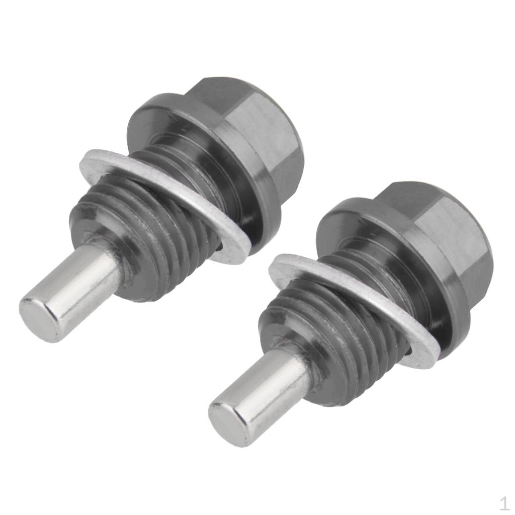 2PCS Aluminum Oil Drain 14X1.5mm Fit