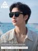 Peak Sunglasses for Men, Outdoor Travel, Driving, Sun Protection, Anti-Uv Sunglasses, Lightweight Square Frame, High-End Feel