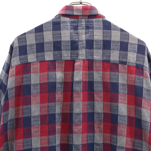 Danke Schon Linen Blend Cotton Check Pattern Long sleeve long shirt F Men's Used