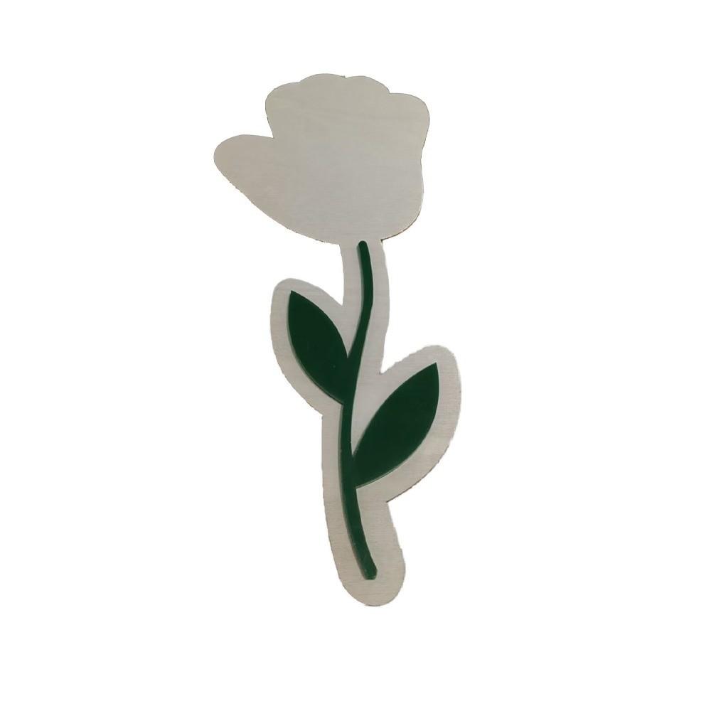 Decoration Mother's Day Plaque Hand Painted Wooden Flower Craft Kids DIY Painting