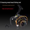 13-Bearing Metal Head Long Cast Spinning Reel for Sea and Rock Fishing