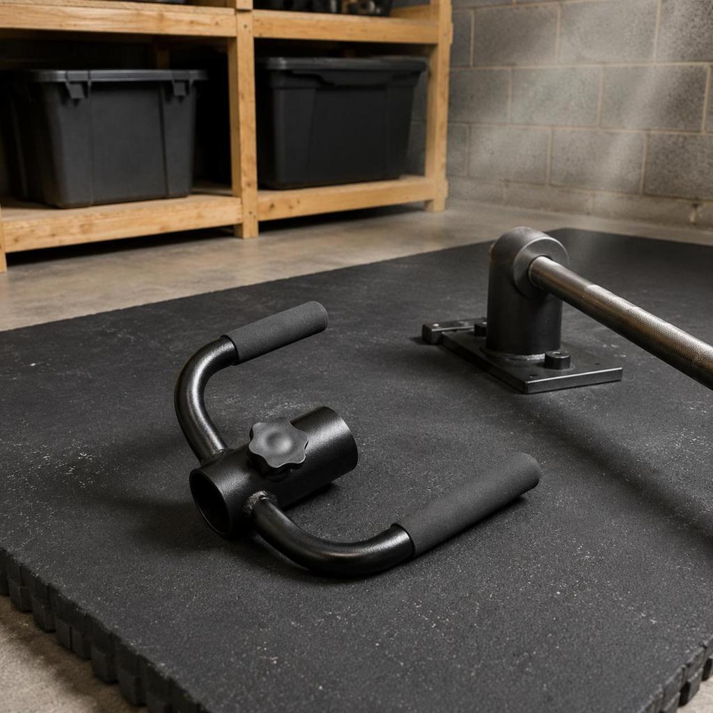 T-Bar Row Handle Compact Attachment Black