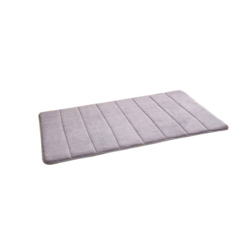 

Foam Soft Memory Bath Mats Non Slip Absorbent Bathroom Rugs Extra Mat Kitchen серый