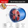 High Power Industrial SF Axial Exhaust Fan 220V/380V for Duct Ventilation & Kitchen Smoke Extraction
