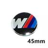 2026 Hot 1Pcs 45mm Car Steering Wheel Badge Emblem Sticker Auto-Styling For BMW E36 E46 E53 E90 E60 E61 E93 E87 X1 X3 X5 X6 F30 F20 F10 F1