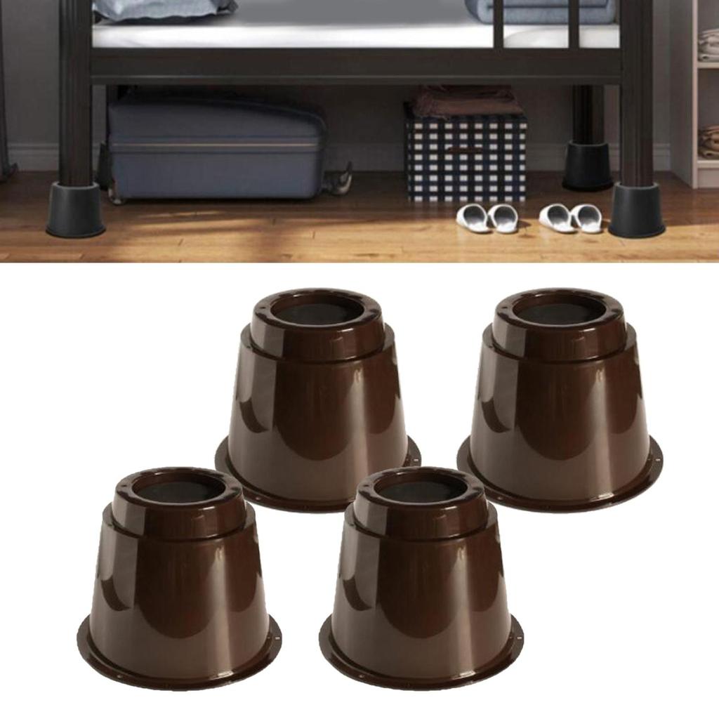 4Pcs Home Cabinet Furniture Legs Lifting Increased Feet Pad Luminous Non-Slip Heavy Duty Appliance Bed Riser Floor