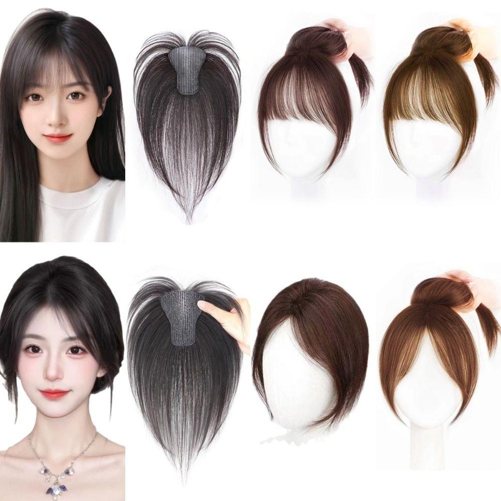 Middle Part Synthetic Hair Bangs Hair Extensions Fringe Hair Pieces Increase Hair Volume