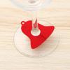Santa Claus Christmas Cup Decoration Rings Table Decor Wine Glass Pendants Christmas Cup Ring