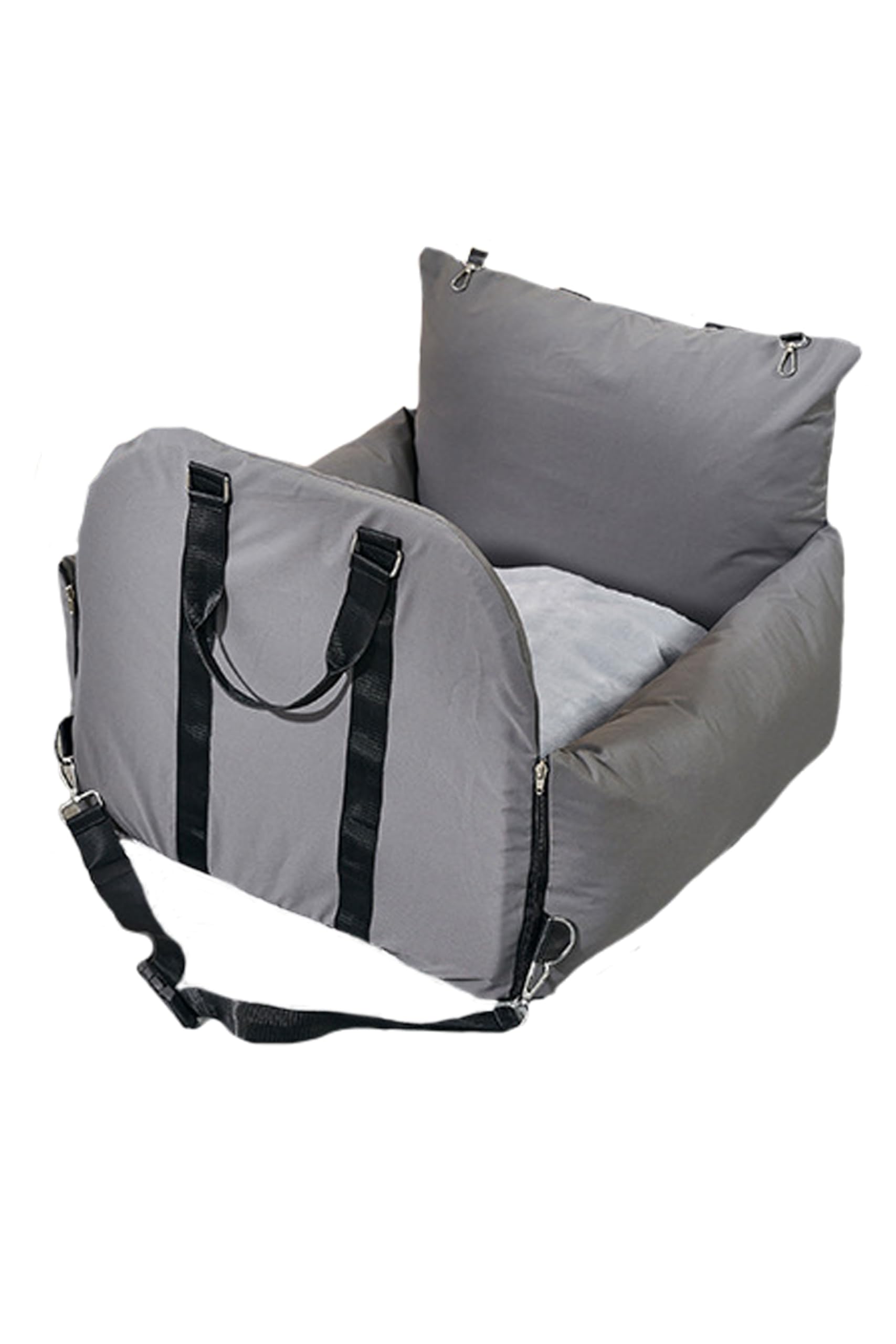 

pet drive car drive pet car drive pet carrier dog car prevents jumping easy to gray [3-way box] Ankley, dog, cat, seat, box, bed, bed, bed, bag, серый