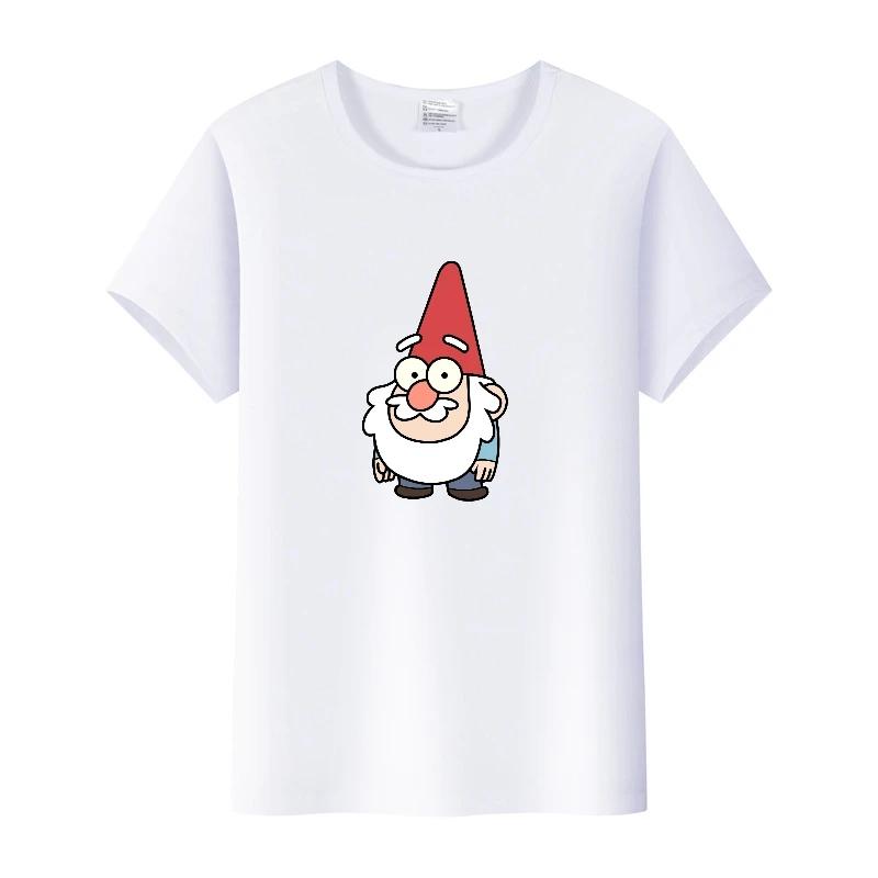 Fashion Cartoon Tees Seven Dwarfs Shirt Summer Tops Aesthetic White T-Shirts 2000s Clothes Y2k Goth Blouse Unisex