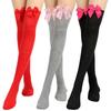 Cute Bow Boot Sock Leg Warmer High Sock for Daily Wear Cosplay Thigh High Sock Over the Knee High Boot Stocking Leg Warm