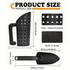 Beach Gold Digging Filter Tool Sand Scoop and Shovel Digging Tool Metal Detector Sand Scoop Shovel Set for Kids Adults Newest