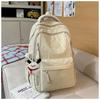 Fresh and Simple Chinese Schoolbag Women's High-value Star Printing Campus Backpack Large-capacity Travel Backpack