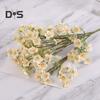 Artificial Flowers Lush Spring Decoration Vibrant Color Gypsophila Silk Flowers Bouquet