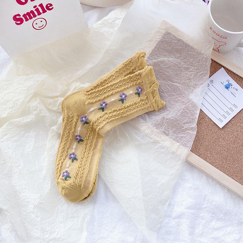 [COSPLACOOL]Harajuku Planet Point Yarn Funny Socks Japanese Creative Moon Stars Socks Women Warm Cute Novelty Femme Sokken Meias