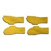 Inner Door Bowl Sticker Cover Trim 4PCS For Ford Explorer - Yellow Suede