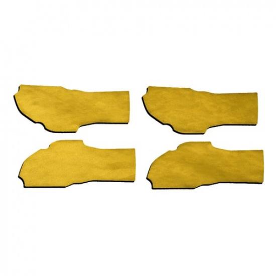 Inner Door Bowl Sticker Cover Trim 4PCS For Ford Explorer - Yellow Suede
