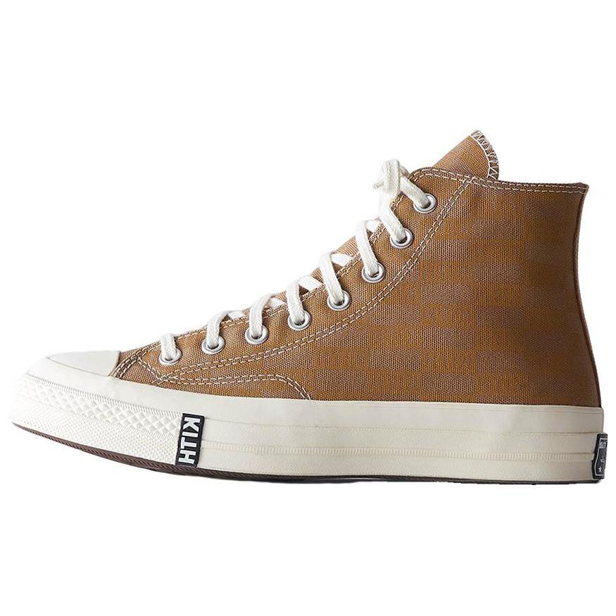 

Kith x Converse Chuck 70 High Tannin Monogram Unisex Sneakers Egret A01623C 39.5